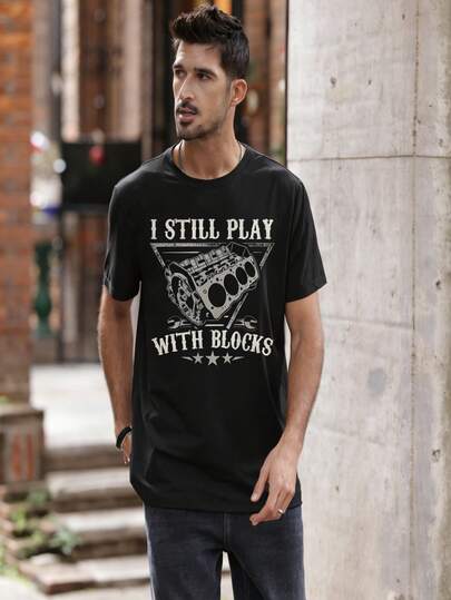 Camiseta casual de manga corta y cuello redondo para hombres, con letras y motivos divertidos estampados. Diseño holgado, tejido de alta calidad, tacto suave y cómodo, excelente transpirabilidad, absorbe la sudor sin encogerse. Ideal para hombres y mujeres, diseño para parejas, camiseta de pareja de mangas medias y largas, un artículo imprescindible en verano.