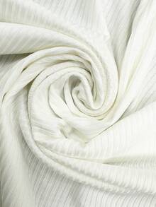 GlowEve 女士时尚商务休闲甜心领纽扣设计长袖 T 恤 - 白色 - 查看 6