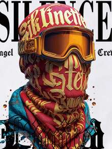 Manfinity EMRG Men's Street Portrait Retro Print T-Shirt Set - White - View 3