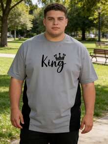 Manfinity Joysei 男士时尚夏季休闲运动服，男士上衣，腹部肌肉处饰有鸭子图案印花设计 - 彩色 - 查看 3