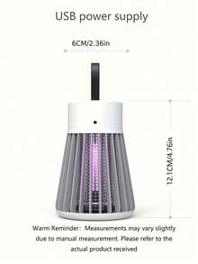 Máy diệt côn trùng, máy diệt muỗi, đèn diệt ruồi, đèn LED không bức xạ, dùng điện USB, hoạt động êm ái, diệt rệp giường trong nhà, diệt muỗi, côn trùng, ruồi giấm, bướm đêm, ruồi giấm kèm chổi nhỏ. - Nhiều màu - Xem 10