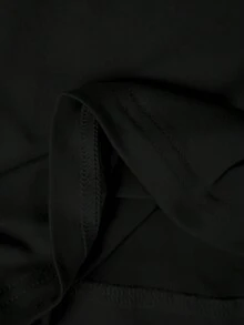 Manfinity Áo tank top nam cổ chữ V in hình hiệp sĩ, kiểu dáng thường ngày, đa năng. - màu đen - Xem 4