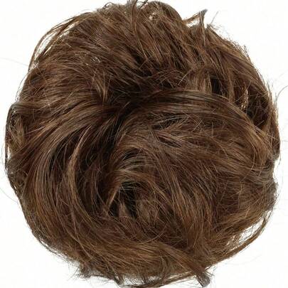 1 mảnh tóc búi tóc nối tóc thật búi tóc cho phụ nữ tóc giả búi cao màu nâu sẫm thân thiện với người mới bắt đầu tóc nối lộn xộn sử dụng hàng ngày màu nâu