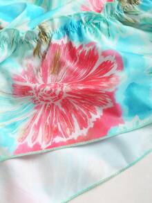 Sweetra 女士新款时尚百搭无袖印花A字吊带裙 - 彩色 - 查看 8