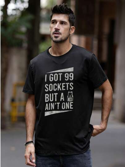 Camiseta casual de manga corta y cuello redondo para hombres, con letras y motivos divertidos estampados. Diseño holgado, tejido de alta calidad, tacto suave y cómodo, excelente transpirabilidad, absorbe la sudor sin encogerse. Ideal para hombres y mujeres, diseño para parejas, camiseta de pareja de mangas medias y largas, un artículo imprescindible en verano.