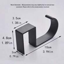 5-Shape Table Edge Hook Student Office Hanging Bag Side Removable Office Handbag Holders Table Hooks Office Organizer - Multicolor - View 5