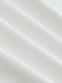 Franclia Women's Elegant Contrast Trim Sleeveless Polo Neck T-Shirt - Grey - View 3