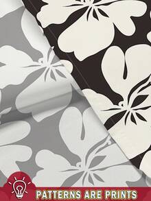 Manfinity RSRT 男士全印花单排扣休闲百搭日常短袖衬衫 - 彩色 - 查看 5