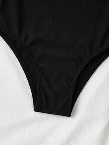 Emery Rose Kids Emery Rose Kids 女童条纹蝴蝶结花卉连体泳衣 - 杏色 - 查看 8