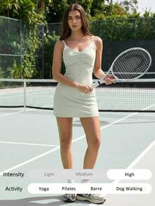 Fluxe Women's Casual Pleated Sleeveless Dress With Numeric Print,Summer Outfits,Summer Clothes,Spring Clothing,Spring Outfit Women,Party Outfit,Beach Outfits For Women,Beach Vacation Outfits For Women,Graduation Ceremony,Going Out Outfits,Birthday Outfits For Women,Vacation Outfits Women,Summer Holiday Outfits,Holiday Outfits,Casual Outfit For Women,Women's Sportswea,Workout Sets For Women,Green Dress - Green - View 4