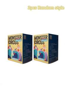 Hộp mù. Bộ tượng nhỏ chủ đề xiếc, đồ trang trí bàn theo phong cách vui nhộn, đồ sưu tầm trưng bày cửa sổ. Quà tặng sinh nhật, Giáng sinh, Halloween, Lễ Tạ ơn hoặc Năm mới. Không có bông nhồi - Hộp mù xu hướng - Xem 13