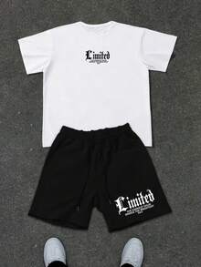 Manfinity EMRG Men's Street Portrait Retro Print T-Shirt Set - White - View 6