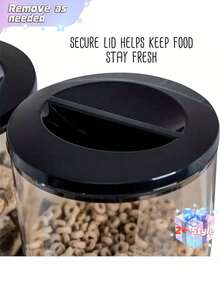 1pc Cereal Dispenser, Single/Double Cup Dry Goods Storage Container, Oatmeal, Nut And Candy Dispenser, Cereal Storage Box, Suitable For Office, Home, Party And Other Occasions. - Multicolor - View 8