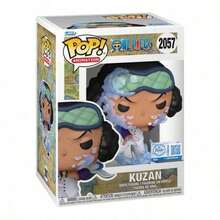 Funko 动漫乙烯基手办收藏品，库赞冰之力角色模型，带橱窗展示盒，#2057款，10厘米手办，带冰霜特效底座，可爱Q版桌面摆件，海贼王Pop！库赞（冰块党卫军）粉丝礼物 - 1PC - 查看 7
