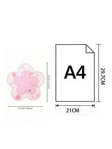 1/2/4个装樱花硅胶杯垫 PVC餐桌垫 隔热垫 碗垫 - 彩色 - 查看 9