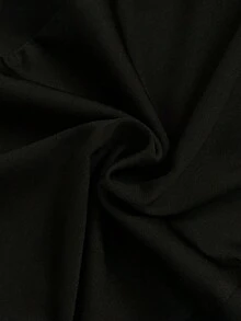 GlowEve CURVE Robe élégante et confortable grande taille, de haute qualité pour les rendez-vous, les réunions, polyvalente, affinante, cintrée à la taille, sophistiquée - Noir - Voir 6