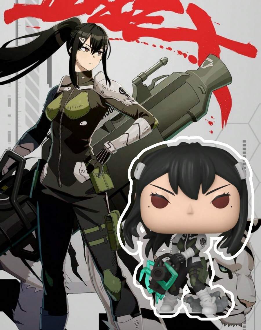 Funko Pop Plus Kaiju No. 8 Mina Ashiro #2083 Vinyl Figure Collectible With Official Box Packaging Anime Display Model - Multicolor - View 1