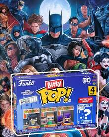 Funko Bitty Pop DC 4 Packs Mini Vinyl Figures Batman Riddler Batgirl Mystery Blind Box Collectible Toy - Multicolor - View 3