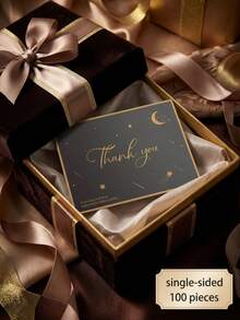 Cirelle 100张感谢卡 – 单面贺卡，适用于婚礼、母亲节和派对，大包装，可用于邀请函和礼品赠送 - 彩色 - 查看 3