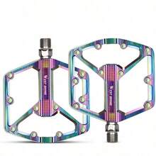 1 Pair WEST BIKING Bicycle Aluminum Alloy Bearings Lubricated Platform Pedals, Mountain Bike Riding Equipment - Multicolor - View 11