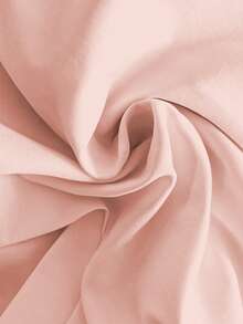 GlowEve Women's Light Pink Summer Effortless Chic Brunch Sleeveless Polo Collar Oblique Placket Waist Gathered Asymmetrical Design Embroidered Blouse Shirts - Pink - View 6