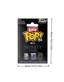 Funko Bitty Pop Marvel Infinity Saga Mini Vinyl Figure Blind Box Mystery Collectible Tiny Display Shelf Surprise Gift(One Random Piece) - Multicolor - View 2