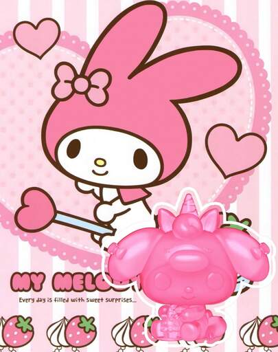  Funko Pop Hello Kitty And Friends My Melody Pink Unicorn Special Edition Vinyl Figure #61 Cute Collectible Display Model Gift For Fans And Sanrio Collectors