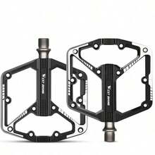 1 Pair WEST BIKING Bicycle Aluminum Alloy Bearings Lubricated Platform Pedals, Mountain Bike Riding Equipment - Multicolor - View 18