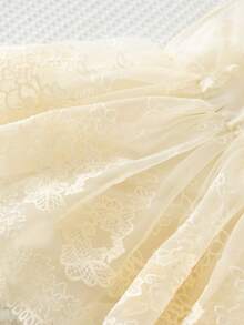 Cozy Pixies Pelele de bebé niña con estampado floral y cuello redondo sin mangas - Beis - Ver 9