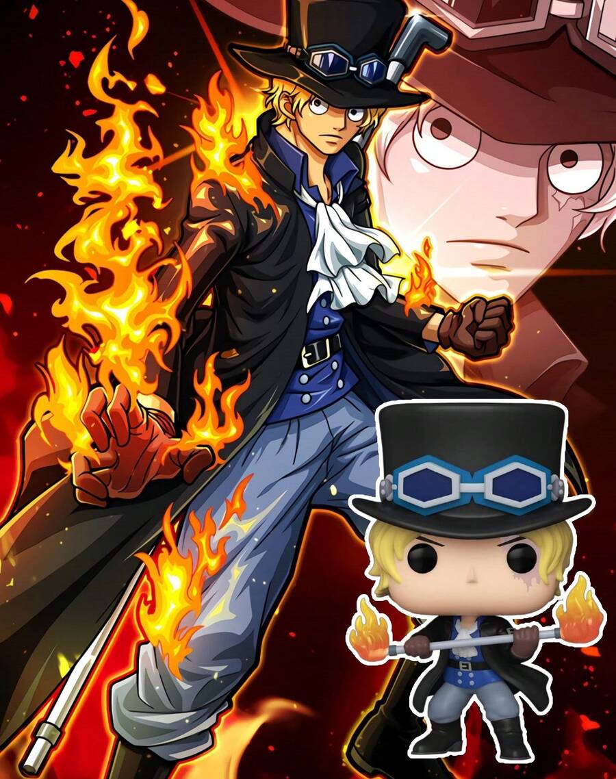 Funko Pop Vinyl Figure Collectible, One Piece Anime Character Sabo #922, Boxed Display Model, Desk Shelf Decor, Gift For Girls Women, Birthday Holiday Present, Cute Big Head - Multicolor - View 1