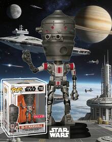 Funko Pop Star Wars IG-11 Marshall #718 Target Exclusive Bobble-Head Vinyl Figure Collectible With Official Box Packaging - Multicolor - View 3