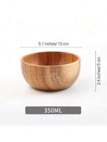 1 chiếc, bát gỗ keo đựng trái cây và salad, bát cơm kiểu Nhật, bộ đồ ăn Ramadan bằng gỗ đơn, dụng cụ nhà bếp, bát súp bằng gỗ. - Nhiều màu - Xem 11