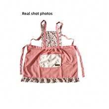 1. 条纹印花围裙，带肩带，防油防污公主裙 - 多色 - 查看 10