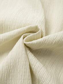 Franclia Women's Ruffled V-Neck Textured Loose Fit Tank Top, Suitable For Daily Wear, Vacation And Travel, Spring/Summer - Apricot - View 4