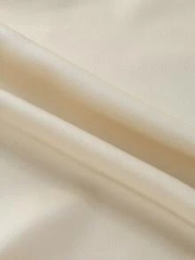 Franclia Women's Elegant Casual 2026 Spring/Summer Satin Pearl Collar Bow Loose Mini Dress - Champagne - View 3