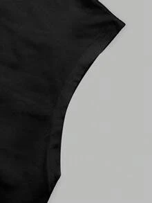 Manfinity Dauomo 2件装男士时尚简约背心，休闲无袖衬衫，适合夏季外出，经典酒红色和黑色组合 - 酒紅色 - 查看 6