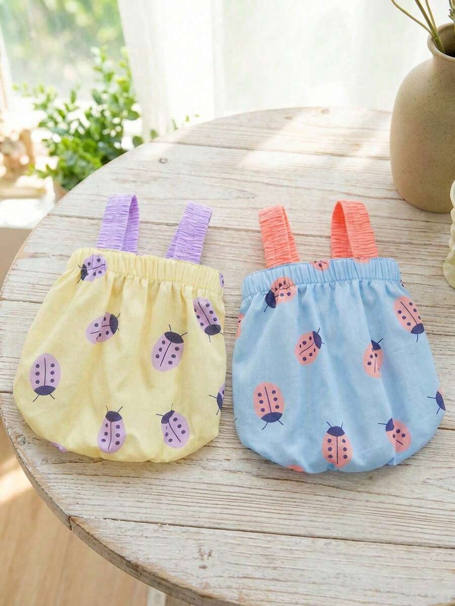 PETSIN 狗狗服装、猫咪服装、动物裙装、宠物春夏新品系列、幼犬连衣裙、公主风百搭连衣裙、条纹印花、小型动物服装、清凉防晒霜 - 彩色 - 查看 1