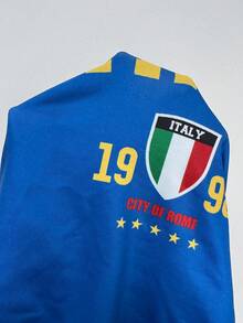 Coolane Women's Summer Streetwear Style Cool Basketball Jersey Design Letter Print White Top For Brazil - Blue - View 8