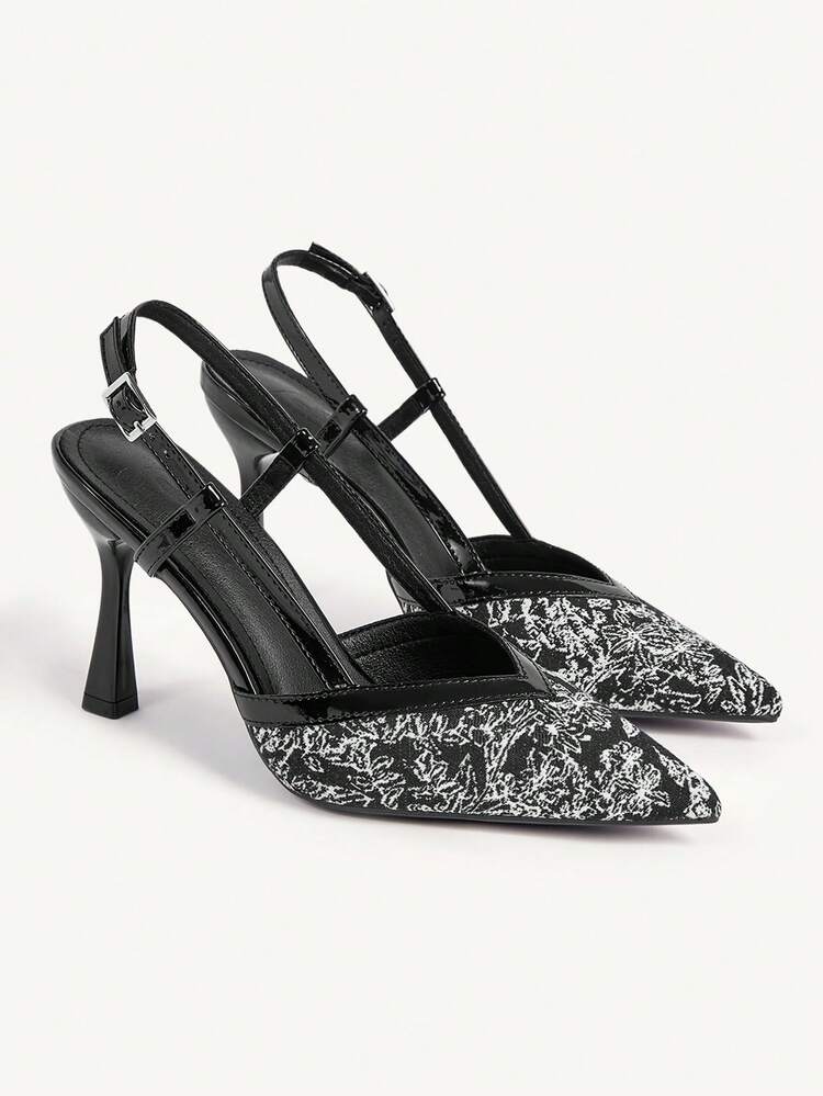 CUCCOO CHICEST Women Shoes Autumn New French Pointed Toe High-Heeled New Temperament Embroidered Versatile High-Heeled Shoes Wedding Shoes Summer Shoes Bride Shoes