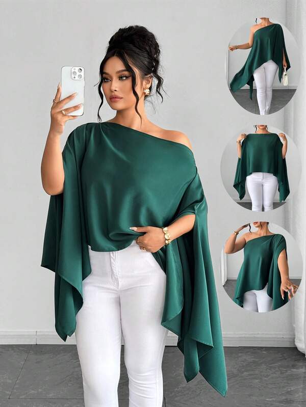 Elenzga Áo hai dây cổ bẻ đa năng thanh lịch dành cho nữ cỡ lớn, phù hợp cho các bữa tiệc, hẹn hò, đi làm, mùa xuân/hè, thiết kế tay bèo, eo chữ A, tôn dáng, chất liệu vải mềm mại, thích hợp cho lễ tốt nghiệp, ngày lễ, Ngày Valentine, lễ hội âm nhạc, Ngày của Mẹ, Halloween, Lễ Tạ ơn, Lễ Phục sinh, Ngày Quốc khánh, các buổi khiêu vũ, hẹn hò, tiệc tùng, đám cưới, dã ngoại, v.v.
