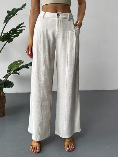 Rafferiza 女士休闲直筒裤，春夏款