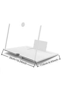 1个10/12英寸抽屉式手机屏幕放大镜，手机视频放大镜，高清全屏放大，适合观看手机视频 - 彩色 - 查看 5