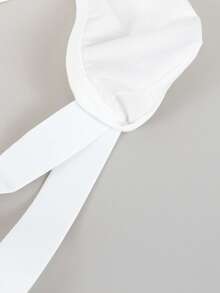 男士纯色臀窗性感三角裤 - 白色 - 查看 3