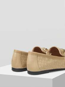MOTF PREMIUM NEW APRICOT FLAT BOTTOM SQUARE TOE CASUAL AND COMFORTABLE VERSATILE WOMEN'S FLAT SOLE SHOES - Apricot 1 - View 8