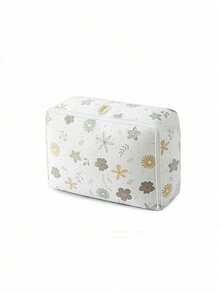 Large Printed Storage Bags For Clothes, Blankets, Shoes Waterproof, Moisture-Proof Organizer For Jeans,Dresses, Pants, Seasonal Decor Home, Bedroom, Travel Storage Solutions Foldable, Durable - Warm flower - View 12