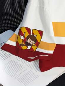 HARRY POTTER X SHEIN 女士短款T恤 - 白色 - 查看 4