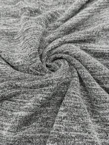 SHEIN Maternity Casual Slim Fit Romper For Summer - Grey - View 5