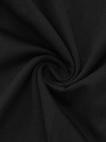 Modelyn 女士蕾丝拼接休闲百搭日常穿着打底裤 - 黑色 - 查看 6