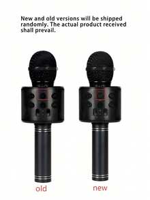 Microphone Audio Integrated Microphone Home Singing K Wireless Bluetooth Can Be Inserted TF ,USBCard Play Music Outdoor Party Family Gathering,Microphone,Mic,Wireless Microphone - 彩色 - 查看 12