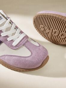 CUCCOO EASI Women's Beige Casual Sporty Sneakers For Christmas - Pink - View 4